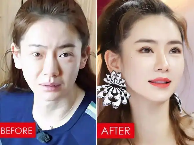 戚薇是被演艺事业耽误的化妆师吧画眼线有技巧妆前妆后差好大