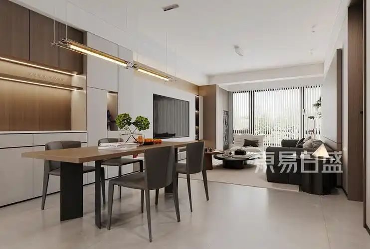 >首页>装修案例>美盛教育港湾144㎡现代简约案例效果图> 更多餐厅装修