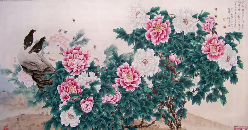 名家 贾溪贝 国画 - 牡丹 当前 位粉丝喜爱本幅作品