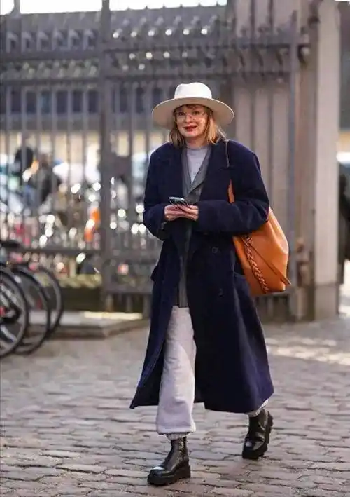 有一种高级叫藏蓝色,2024年继续流行,太好穿啦_服装_视觉_面料