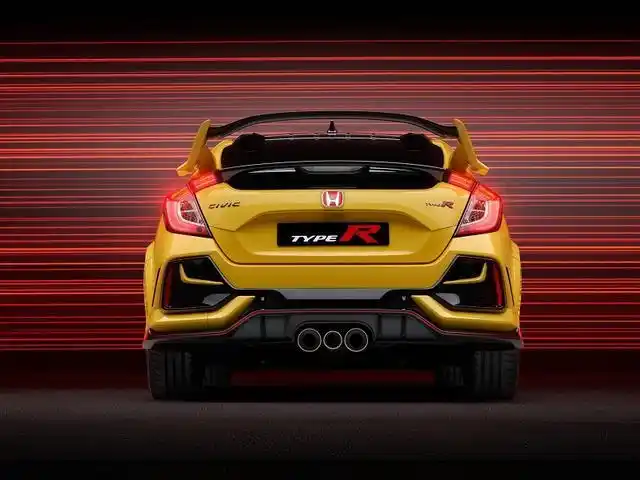 轻量化设计/赛道利器 本田思域type r限量版车型官图曝光