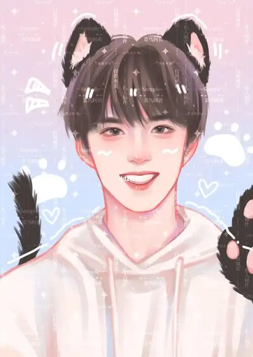 平板绘画刘耀文稿件展示