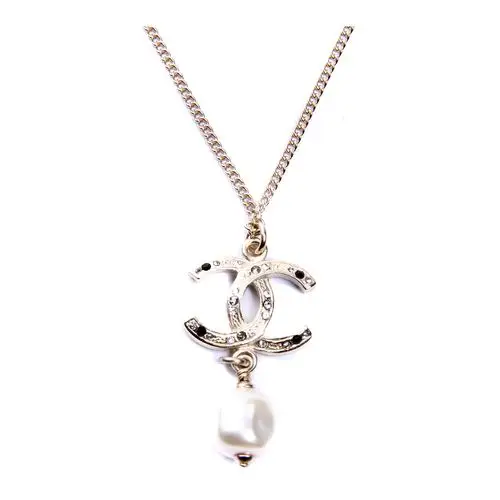 chanel(香奈儿)双c logo珍珠项链