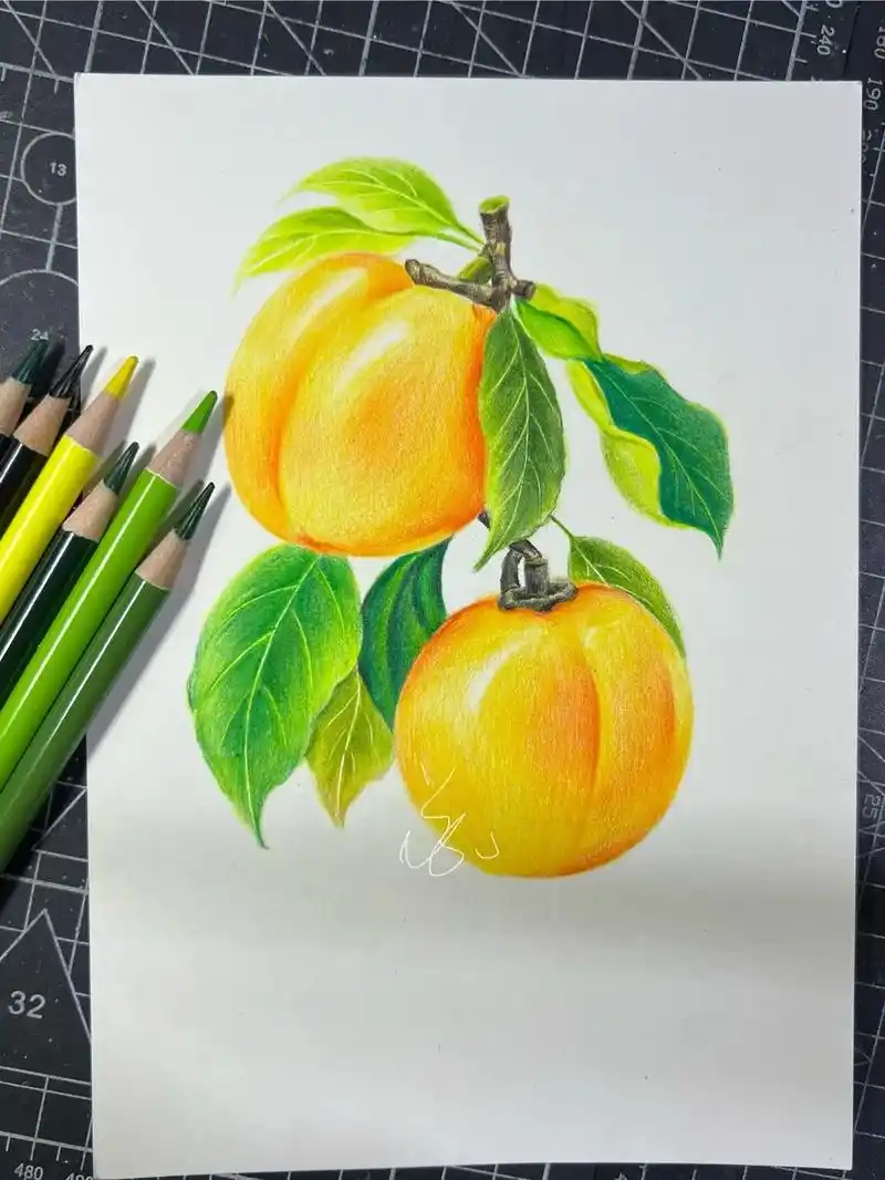 跟着抖音学画画 #彩铅 #彩铅画画入门教程 - 抖音