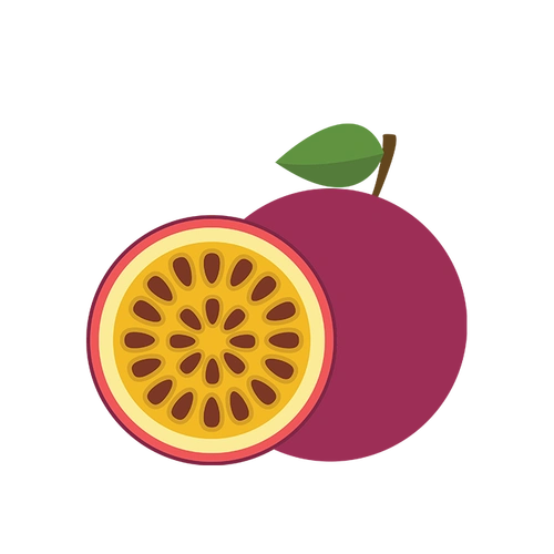 夏日卡通清新百香果免抠素材