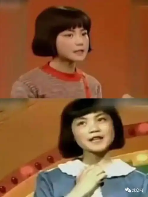 马上六一节,央视曝光了一段王菲的童年影像.