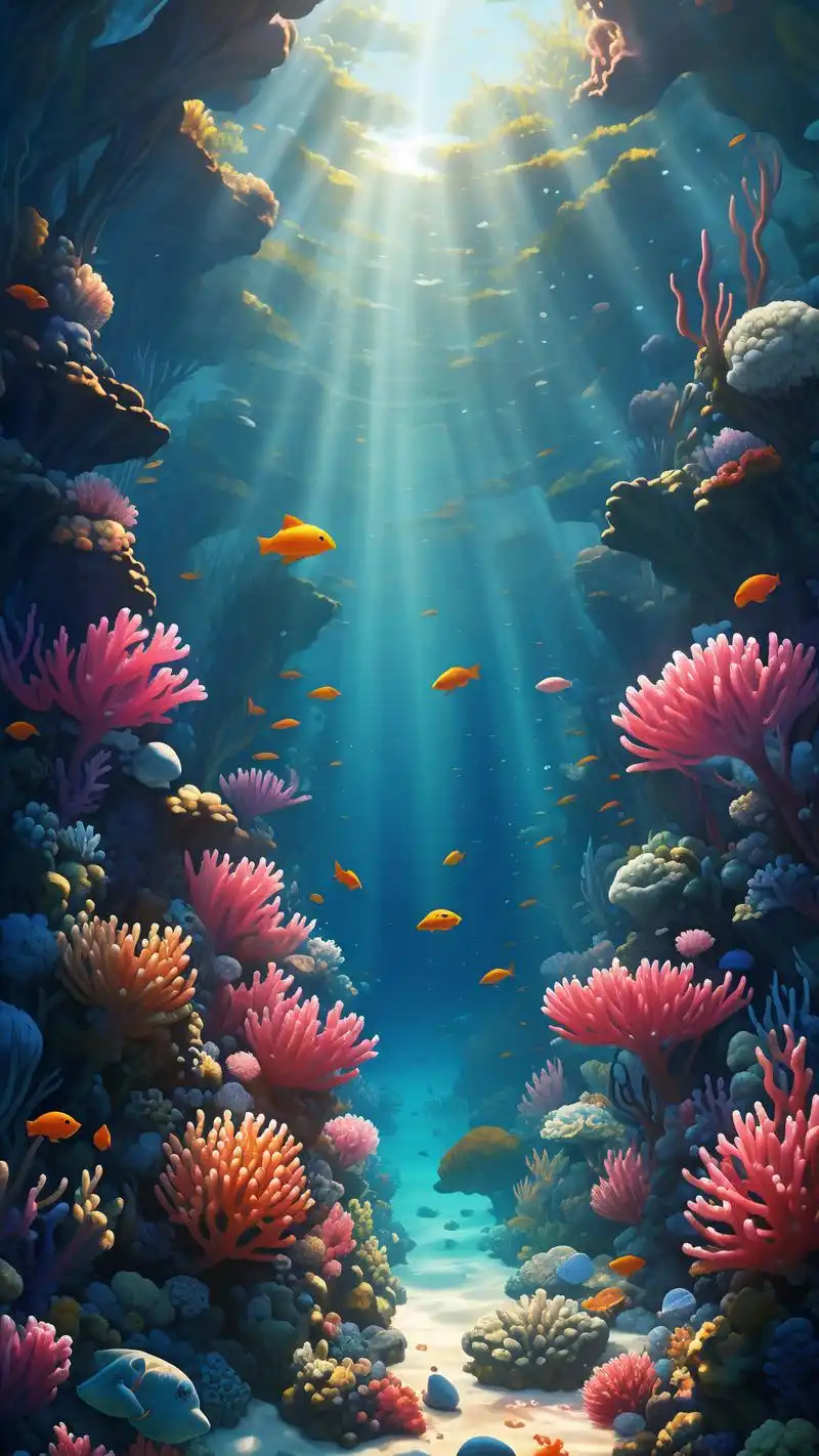 探索梦幻海底世界·3d动态海洋壁纸 想要每天都能沉浸在神秘又美丽的