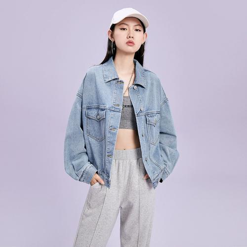 鸟2023春秋款牛仔外套女炸街短款韩版宽松牛仔衣ins潮a8bba3309