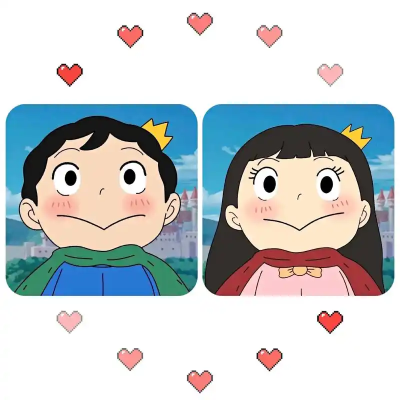 甜蜜的专属情侣头像,赶紧@另一半吧#国王排名 #波吉 #情侣 - 抖音