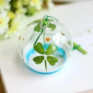 blueblue我迷路了丨江户和风日系自制手绘金鱼玻璃风铃两件包邮