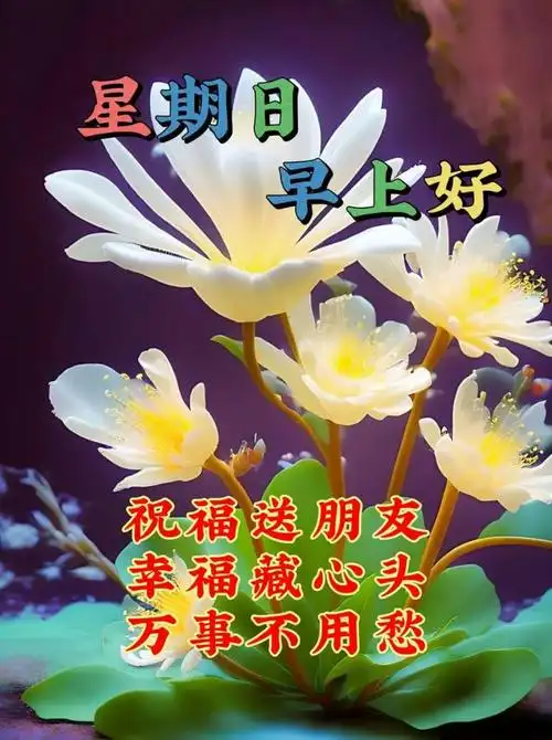 早上好新版温馨祝福图片问候语
