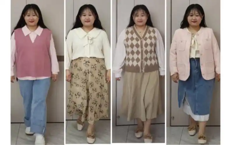 150 148斤矮胖女生初秋日常穿搭