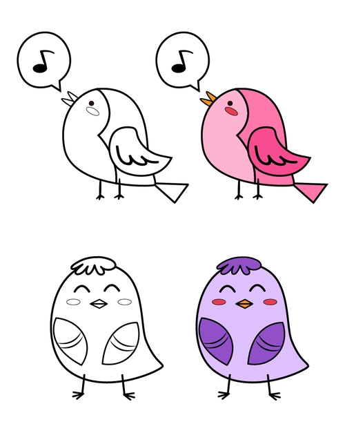 简笔画简单初学者 零基础学简笔画