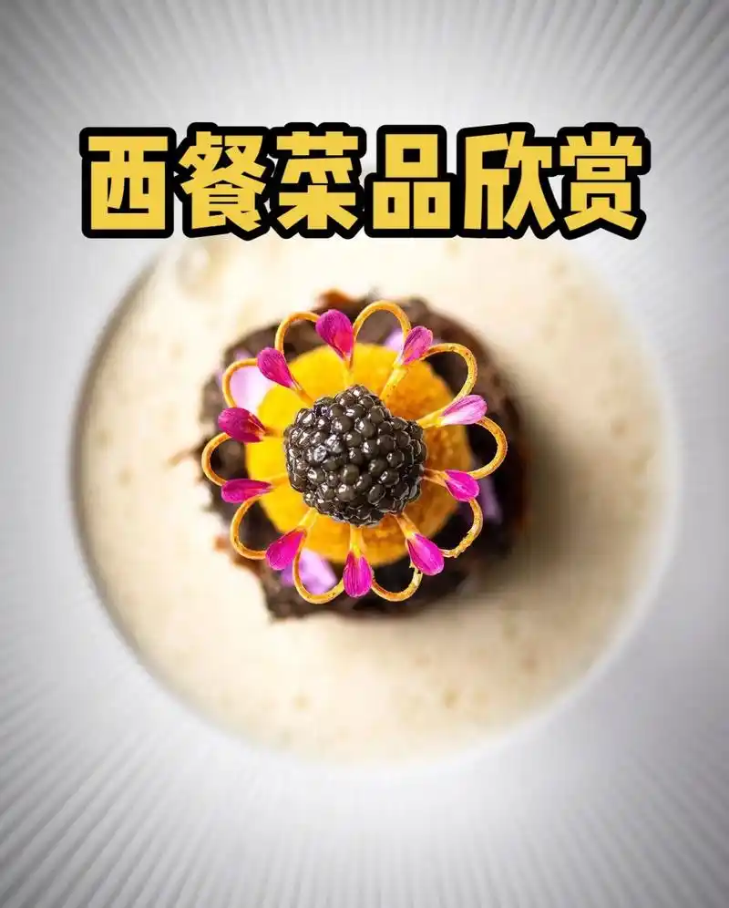 精美西餐菜品欣赏.关注我,定期分享美食灵感,图片可下载#摆 - 抖音