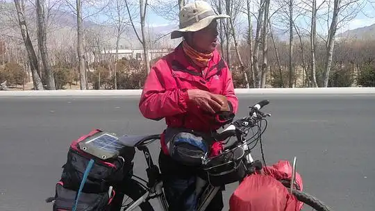 骑行17年  李聪明