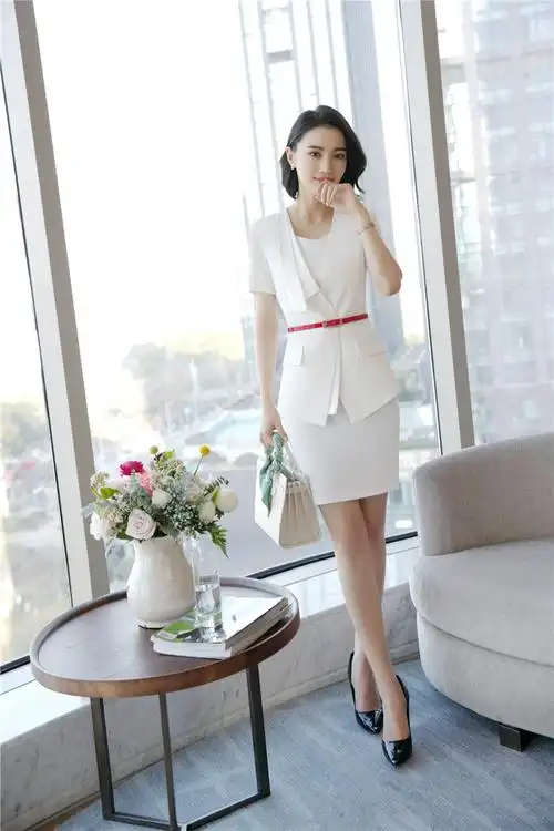 职业装女装套裙冬韩版修身显瘦制服酒店美容院女士ol职业装工作服