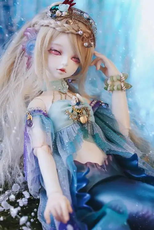 bjd娃娃 sd娃娃 soom serin & rico bjd娃 美人鱼-淘宝网