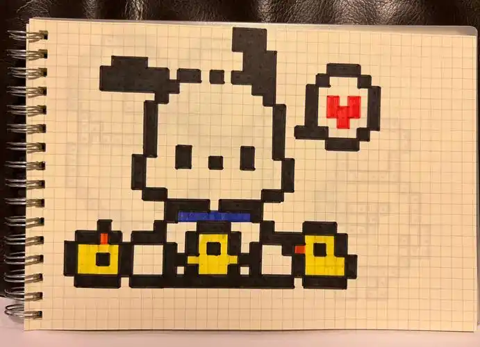 像素画临摹  #网格像素画  #格子画临摹  #临摹  #格子画  #手绘