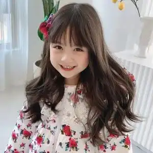 儿童假发女孩可爱卷发大波浪拍照表演搞怪淑女韩版自然长发全头套