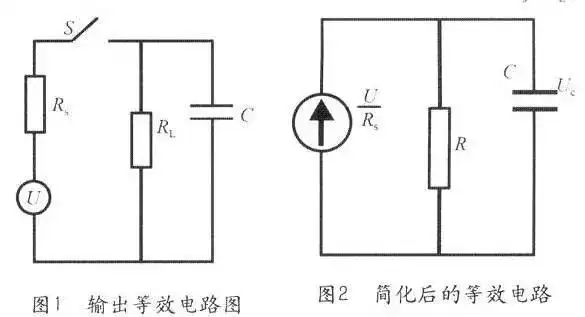 c是输出电容,当模块正常工作时,dc/dc开关电源可以等效为电压源,其