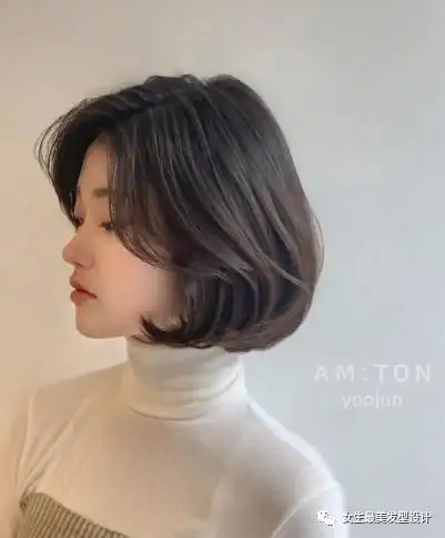 提高颜值办法之一当属"气垫烫"中短发