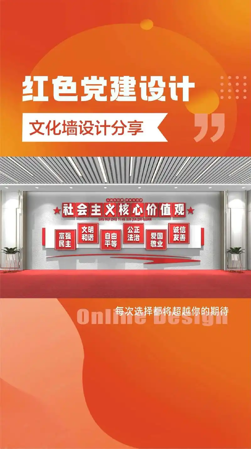 文化墙设计分享