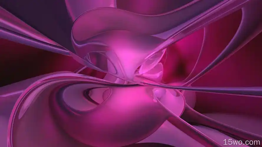 抽象3dcgi数字艺术分形粉色高清壁纸