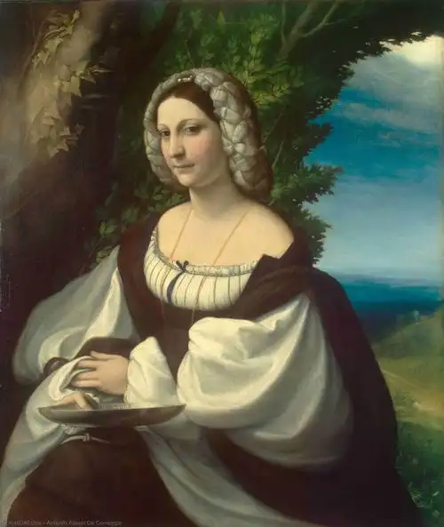 肖像 淑女 – (antonio allegri da correggio)