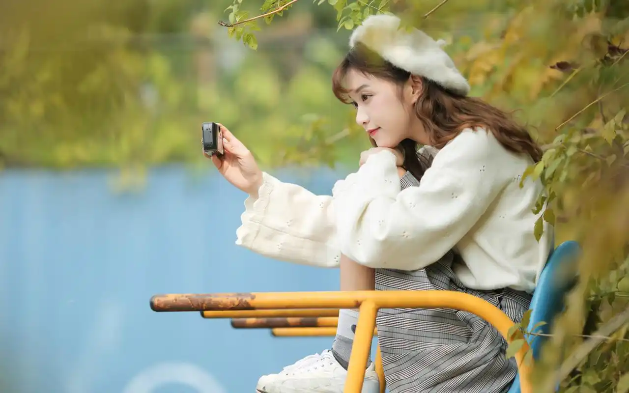 治愈系美少女清纯唯美写真高清电脑壁纸少女清纯美女唯美邻家少女