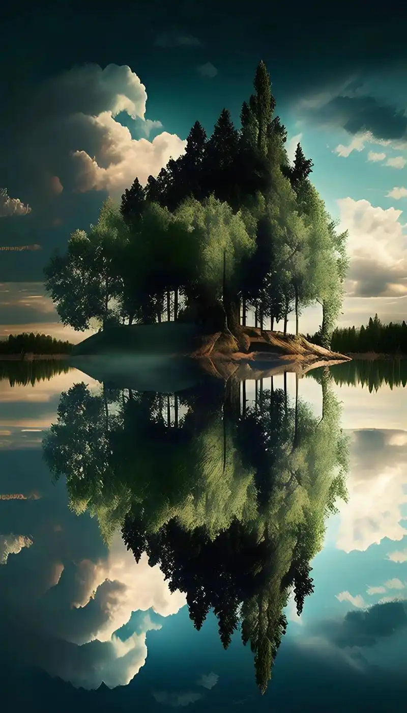 天空之镜 #被眼前的景象惊呆了 #唯美意境 - 抖音