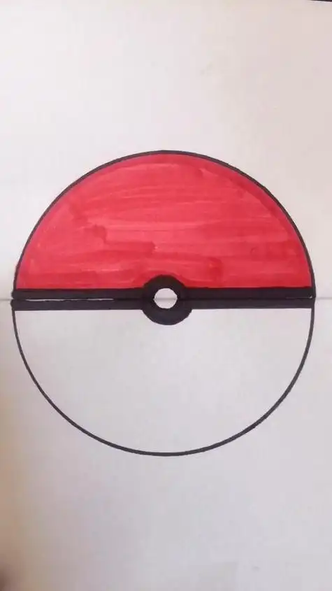 精灵宝贝简笔画精灵球