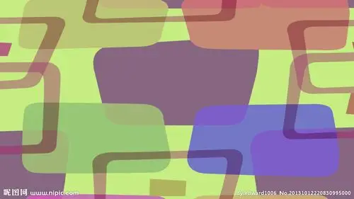 五彩拼图高清视频素材