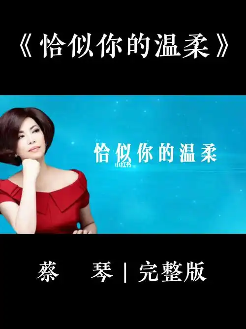 恰似你的温柔原唱蔡琴经典老歌怀旧金曲