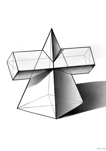 组合几何体素描速写美术绘画入门练习