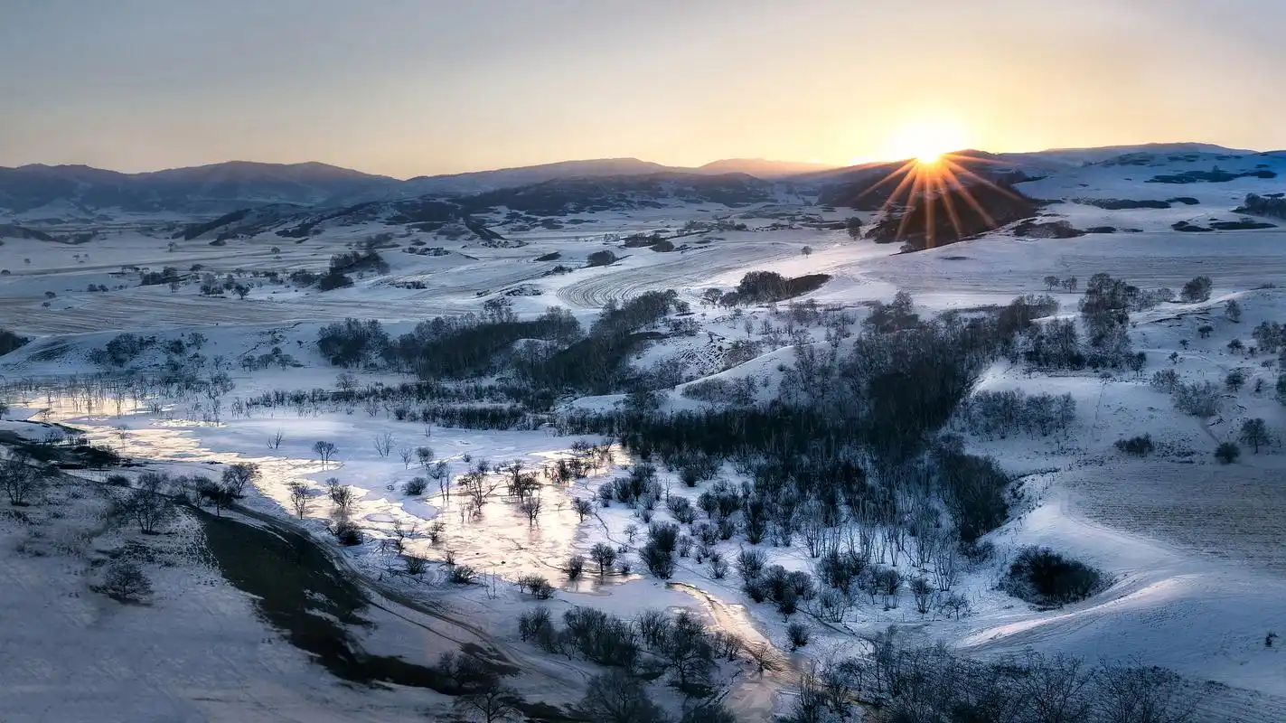 长白山的雪景太美了![大哭]
