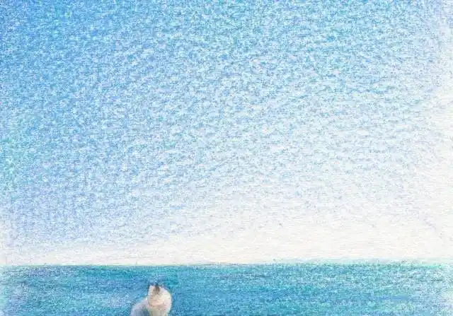 彩铅海边风景画步骤教程彩铅画大海教程步骤图附彩铅全套视频教程