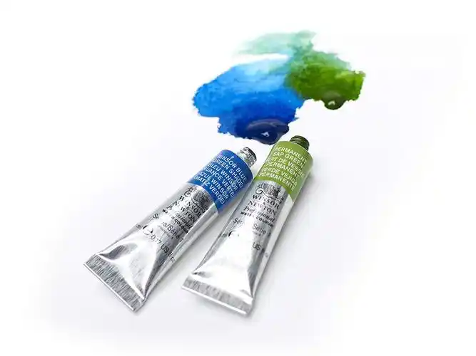 水彩艺术家颜料进口可做管状半块管装温莎14ml水彩颜料