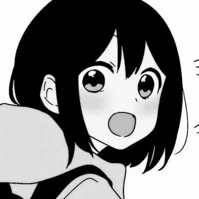 超火的日系ins风漫画头像黑白女生高清好看图片_女生动漫头像_头像屋