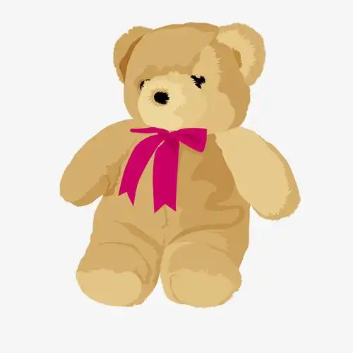 卡通小熊公仔玩具设计