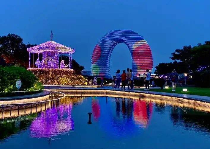 南太湖之滨的一颗明珠——湖州太湖度假村之"月亮酒店""太湖古(新)镇"