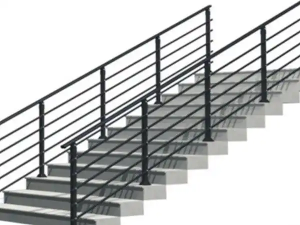 锌钢楼梯扶手安装