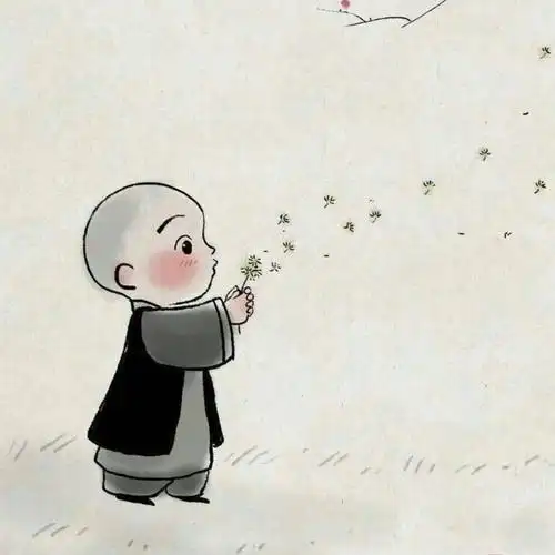 小和尚真人头像图片