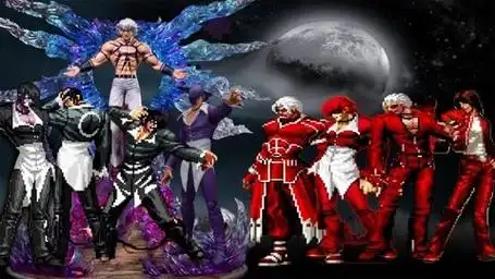 拳皇mugen 大蛇八神战队大战超级红炎战队,一场殊死较量即将开始