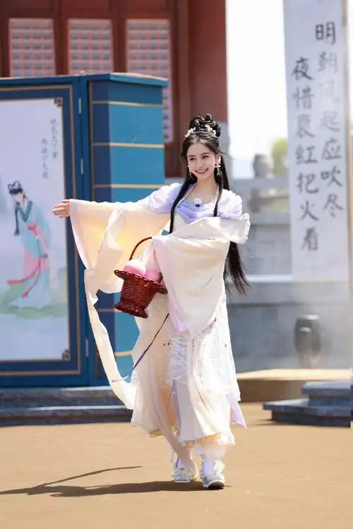 angelababy奔跑吧古装剧照