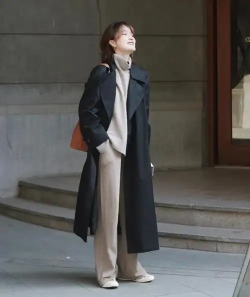 女薄款风衣穿搭技巧,洋气薄款风衣