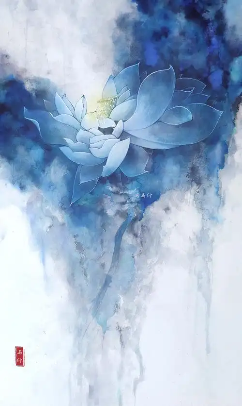 水彩彩铅荷花|纯艺术|绘画|马行画彩铅 - 原创作品 - 站酷 (zcool)