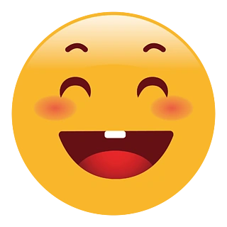 开心大笑文本框卡通可爱大笑小狗素材图片动态gif元素医疗健康洁牙