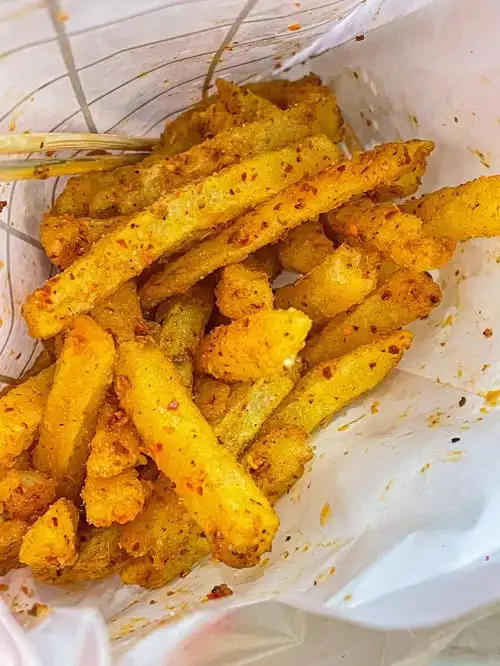 朋友们这家炸薯条我连吃了三天