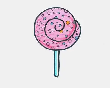 棒棒糖简笔画 - 简单简笔画