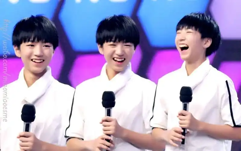 王俊凯2014年湖南长沙tfboys快乐大本营,来源见logo